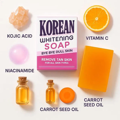 Korean Soap Bye Bye Dull Skin, Remove Tanning